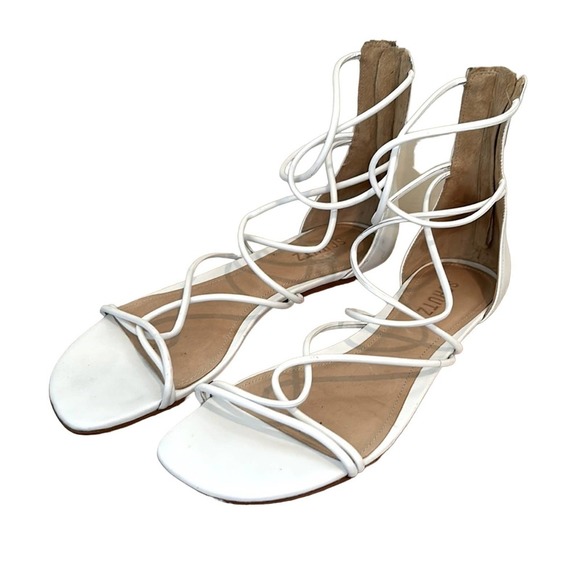 SCHUTZ Shoes - SCHUTZ Fabia Leather Gladiator Sandals